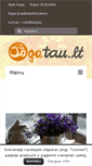 Mobile Screenshot of jogatau.lt